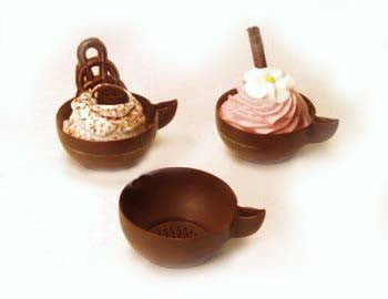 Chocolate Tea Cups - 1¾"